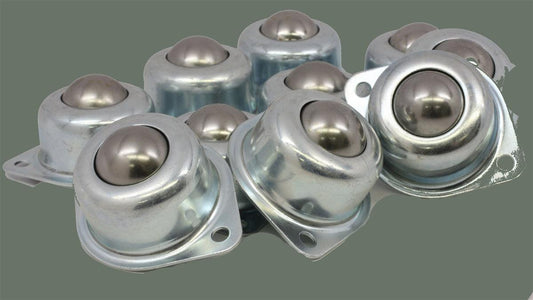 2 Holes Flange Ball Transfer Unit 10-Pack Mounted Surface Bearings - fast shipping 🇺🇸