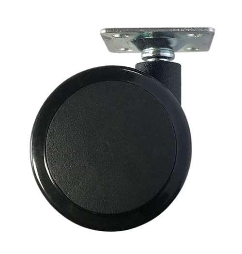 2" Caster Wheel 55 Lbs - Brake Nylon - PVC - Top Plate Mount - fast shipping 🇺🇸