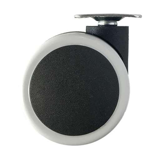 2" Caster Wheel 55 Lbs - Nylon - PVC - Top Plate Mount - fast shipping 🇺🇸