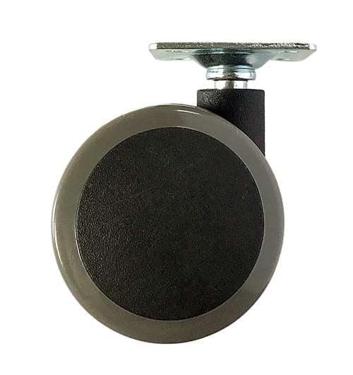 2" Caster Wheel 55 Lbs - Nylon - PVC - Top Plate Mount - fast shipping 🇺🇸