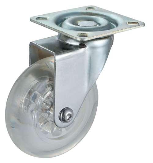 2" Caster Wheel 66 Lbs - PU Top Plate - fast shipping 🇺🇸