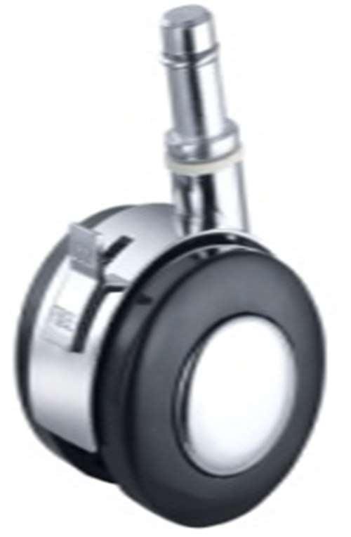 2" Caster Wheel 77 Lbs - Brake Acrylonitrile Butadiene Styrene (Plastic) Stem - fast shipping 🇺🇸