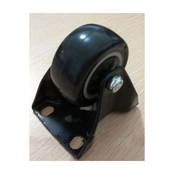 2" Heavy Duty Black Rigid Caster Wheel - Top Plate 53x70mm - fast shipping 🇺🇸