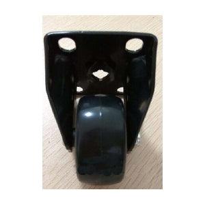 2" Heavy Duty Black Rigid Caster Wheel - Top Plate 53x70mm - fast shipping 🇺🇸