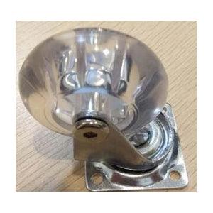 2" Heavy Duty Clear - Caster Wheel - fast shipping 🇺🇸