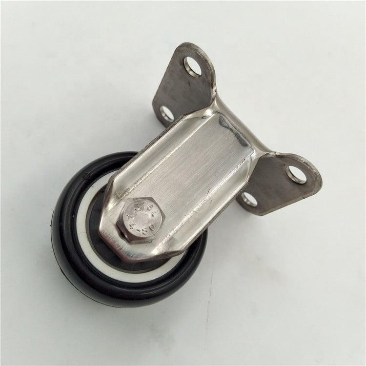 2" Stainless Steel Caster PU Wheel - Top Plate - fast shipping 🇺🇸