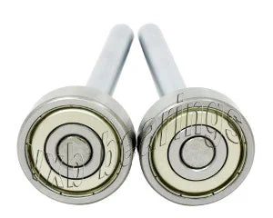 2 pieces of 28mm Bearing - 10mm diameter integrated 123mm Axle - fast shipping 🇺🇸