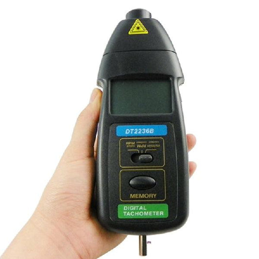 2 Way Digital Tachometer Contact/Photo Laser Non Contact Tachometer - fast shipping 🇺🇸