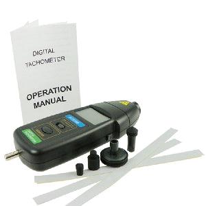 2 Way Digital Tachometer Contact/Photo Laser Non Contact Tachometer - fast shipping 🇺🇸