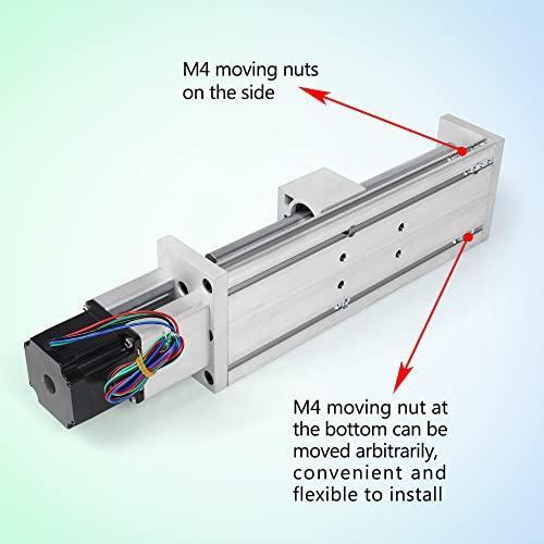 200mm Stroke CNC Linear Stage Motion Actuator, Double Optical Axis X Y Z Axis Linear Slide Rail Aluminum Alloy Cross Sliding Table SBR16 Linear Rail Guide SFU1605 Ballscrew for CNC - fast shipping 🇺🇸