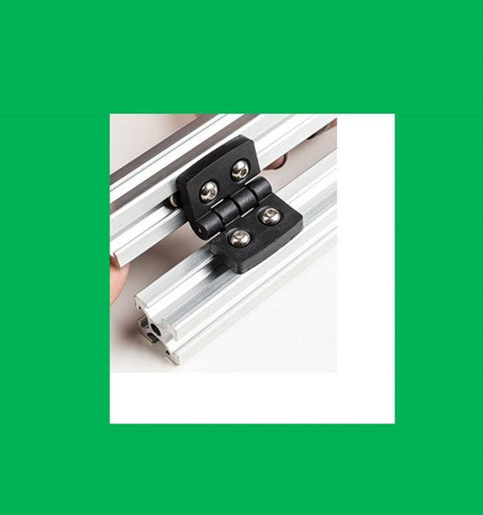 2020 Aluminum Profile Accessory, Zinc Alloy Black Hinge for Extrusion Profile - fast shipping 🇺🇸