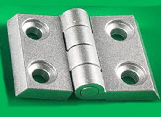 2020 Aluminum Profile Accessory Zinc Alloy Silver Hinge for Extrusion Profile - fast shipping 🇺🇸
