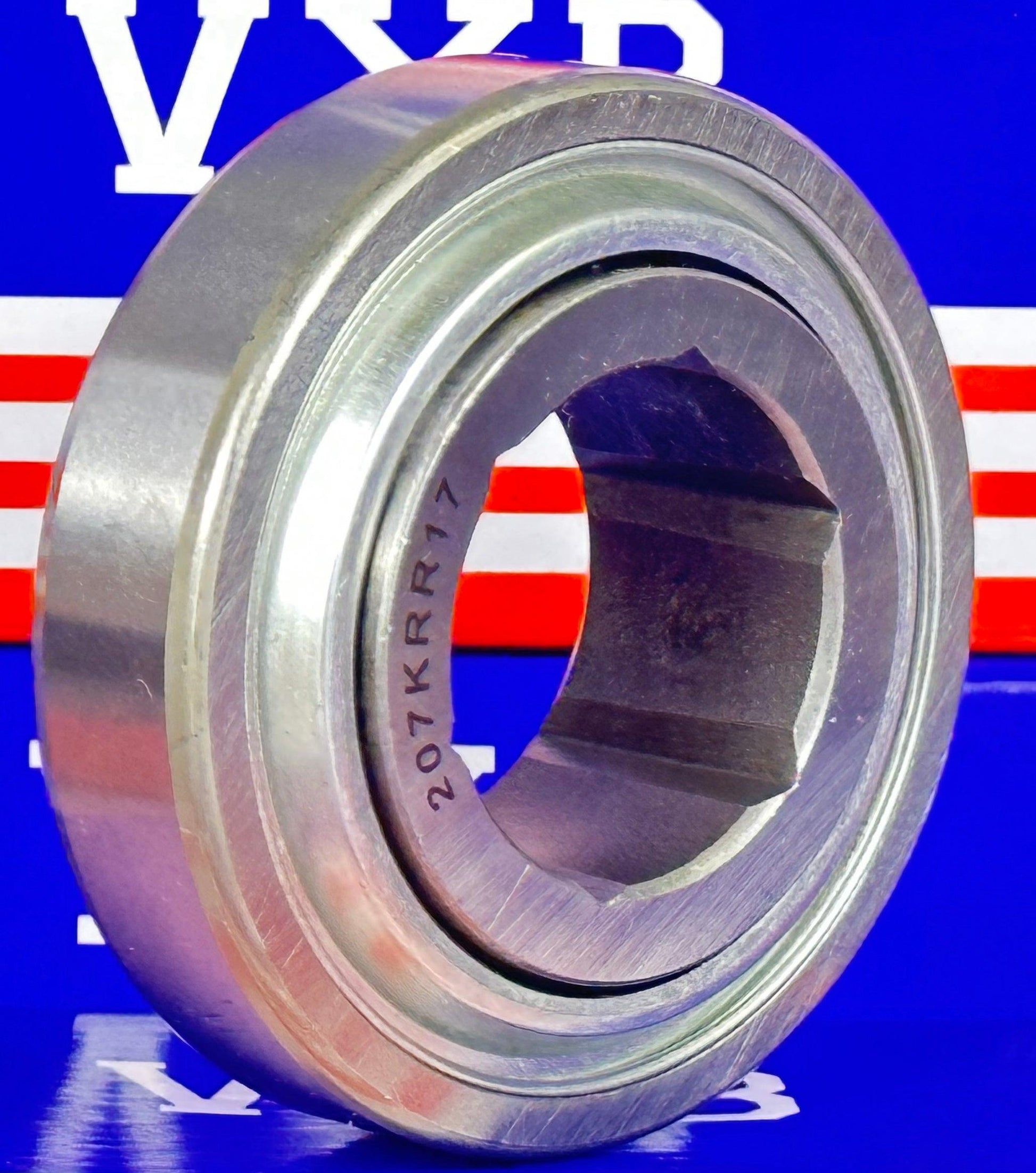 207KRR17 Agricultural Bearing Hex Bore 1-1/4" Bore Bearing - fast shipping 🇺🇸