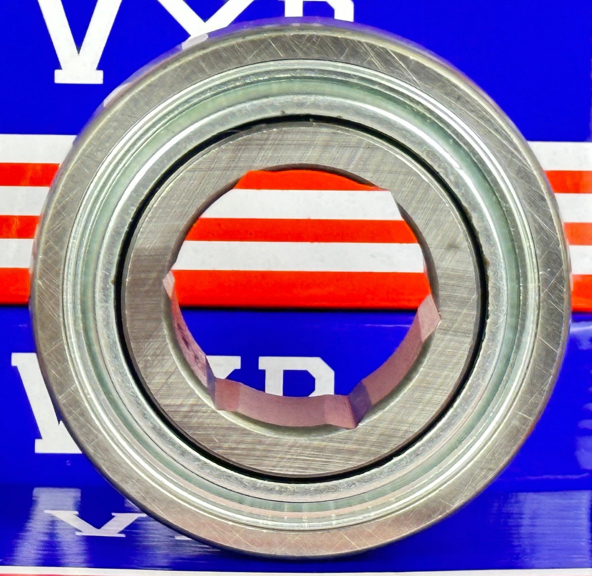 207KRR17 Agricultural Bearing Hex Bore 1-1/4" Bore Bearing - fast shipping 🇺🇸