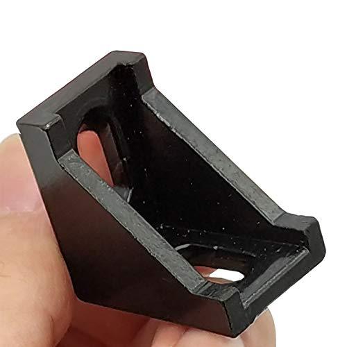 20-Sets Black 2020 Series Aluminum Profile Connector Set - Rail Accessories - fast shipping 🇺🇸