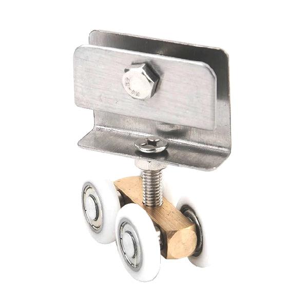 21mm OD Sliding Hanging Door Rail 4 Wheels Roller Hardware - fast shipping 🇺🇸