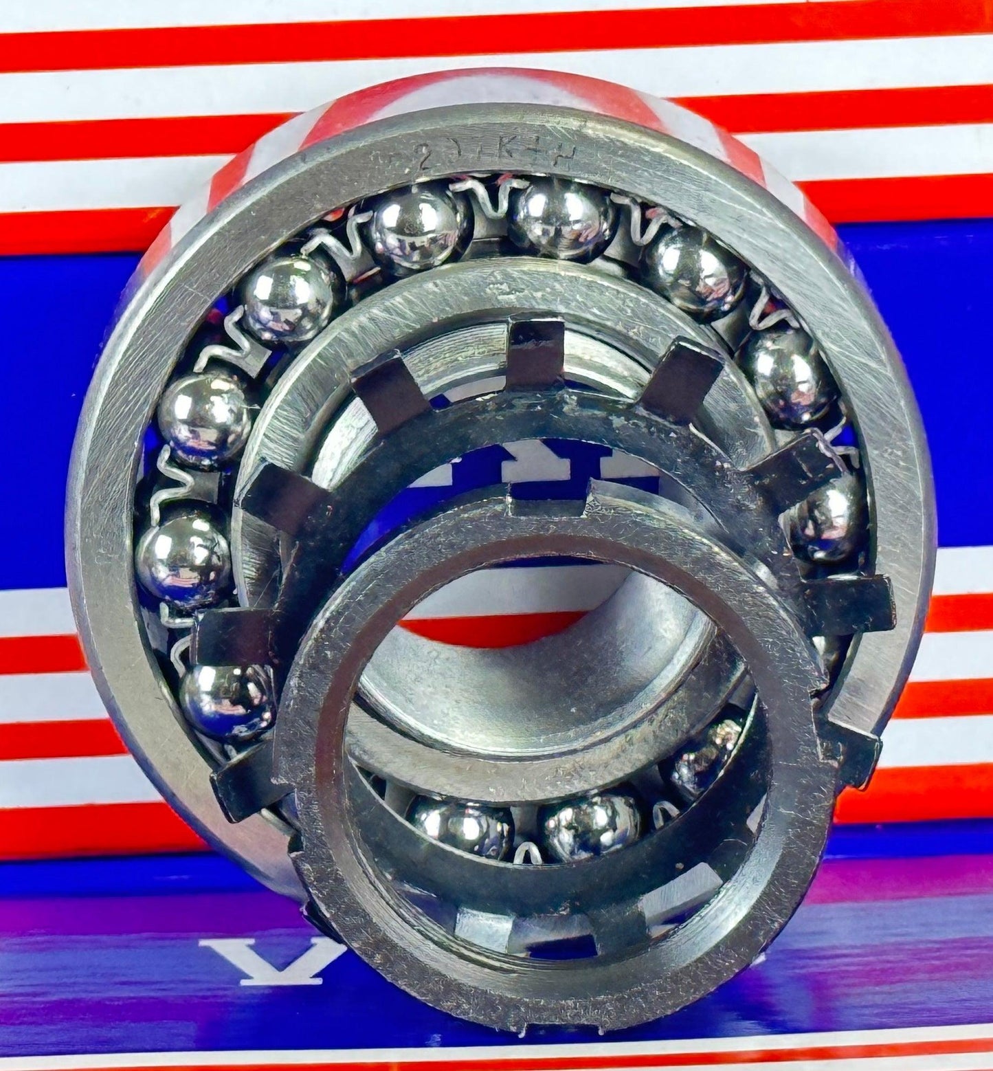 2207K+H Tapered Self Aligning Ball Bearing - Adapter Sleeve 30x72x23mm - fast shipping 🇺🇸