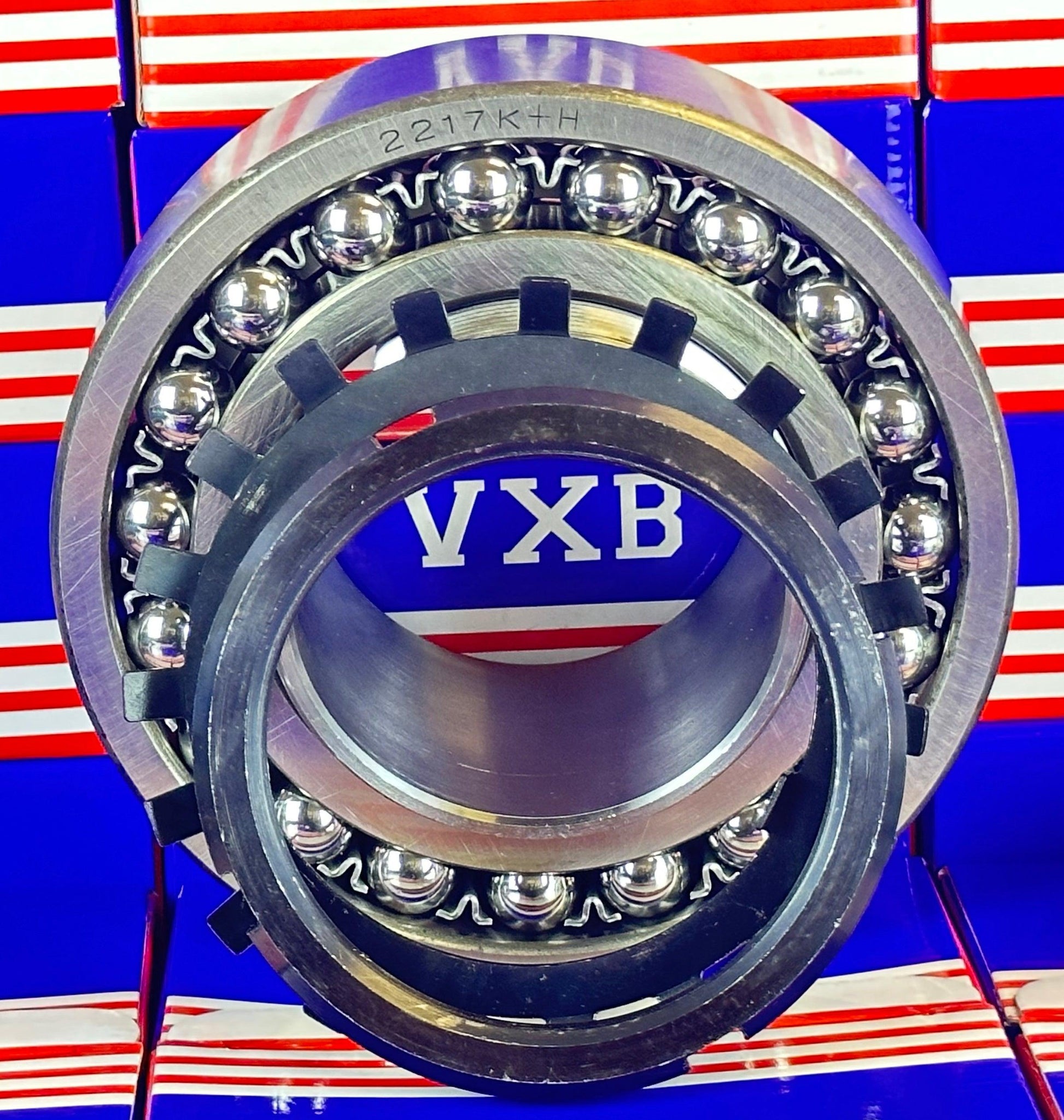 2217K+H Tapered Self Aligning Ball Bearing - Adapter Sleeve 75x150x36mm - fast shipping 🇺🇸