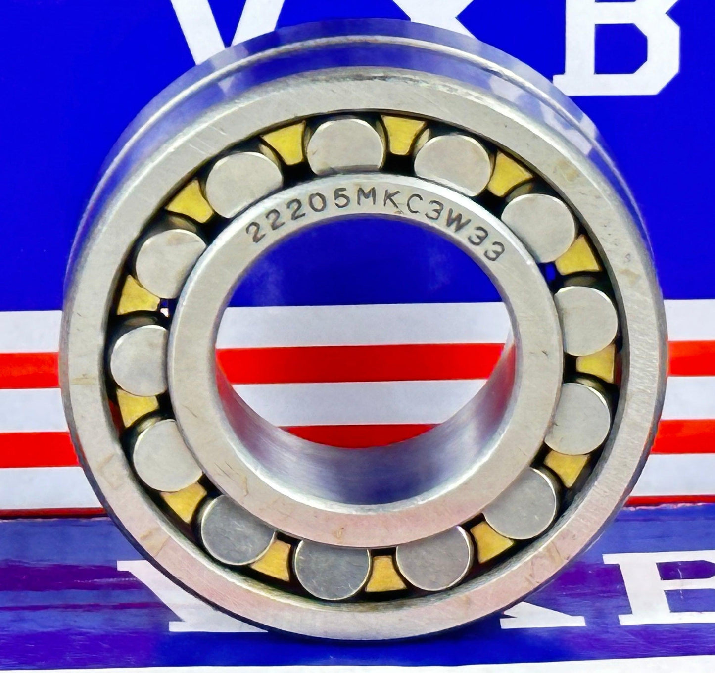 22205MKC3W33 Spherical Roller Bearing 25x52x18 - Tapered Bore - fast shipping 🇺🇸