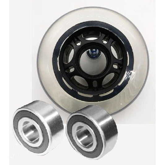 22mm ID 76mm OD Luggage Wheel + 2 Sealed Bearing 6x22x7mm - fast shipping 🇺🇸