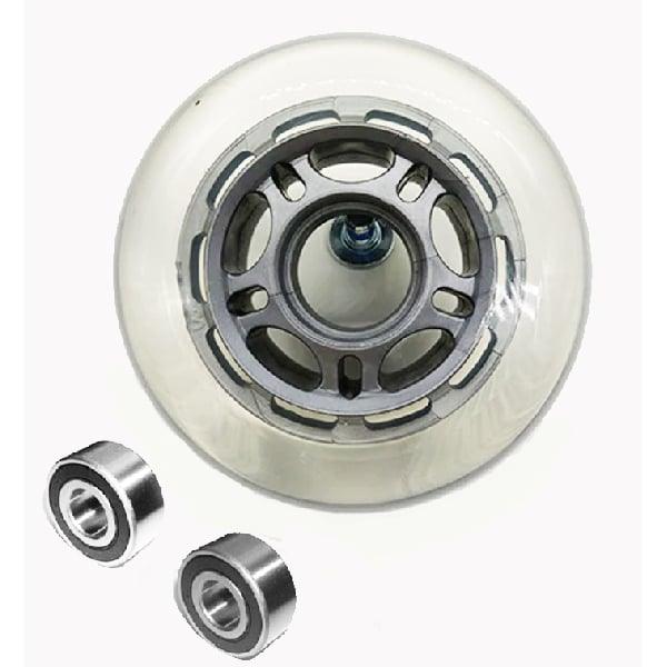 22mm ID 80mm OD Luggage Wheel + 2 Sealed Bearing 6x22x7mm - fast shipping 🇺🇸