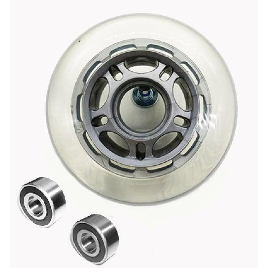 22mm ID 80mm OD Luggage Wheel + 2 Sealed Bearing 6x22x7mm - fast shipping 🇺🇸