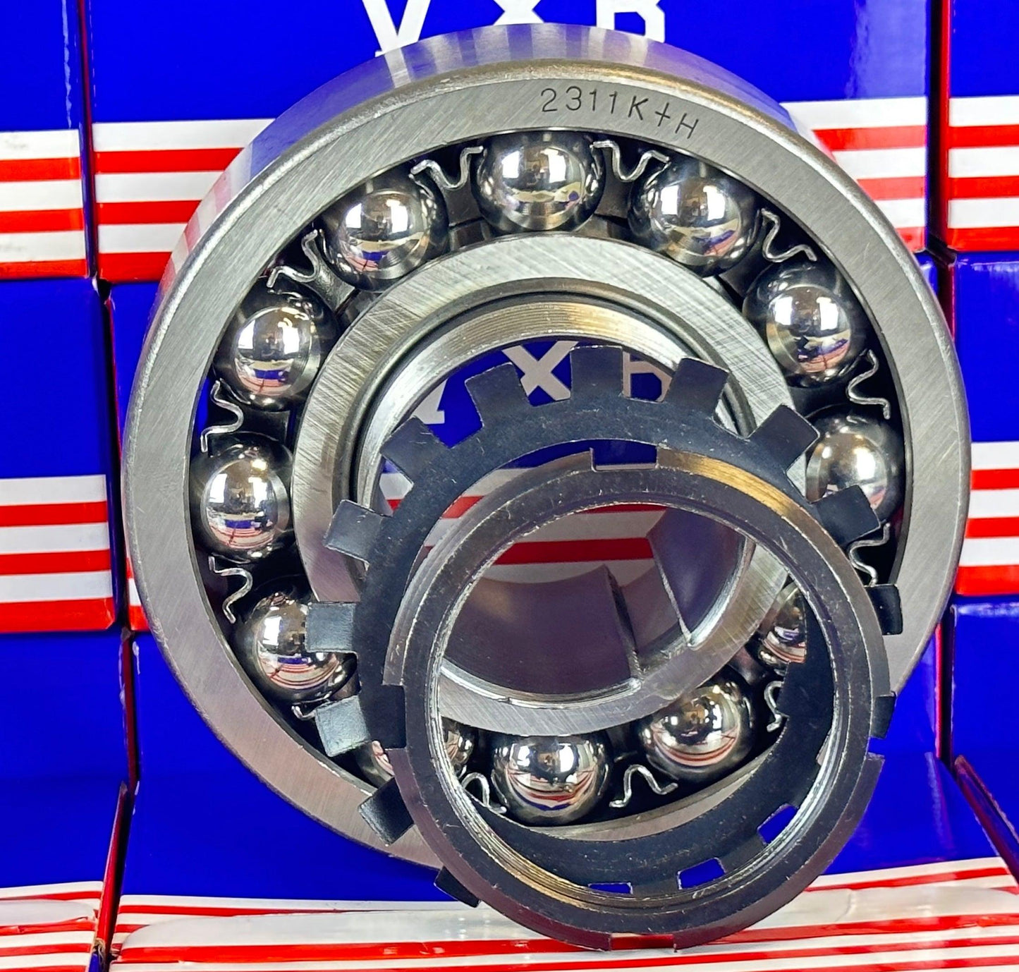 2311K+H Tapered Self Aligning Ball Bearing - Adapter Sleeve 50x120x43mm - fast shipping 🇺🇸