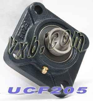 25mm Bearing UCF-205 + Square Flanged Cast Housing Mounted Bearing - fast shipping 🇺🇸