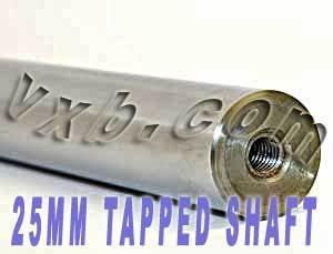 25mm Hardened end Tapped Shaft 17inch Long Linear Motion - fast shipping 🇺🇸