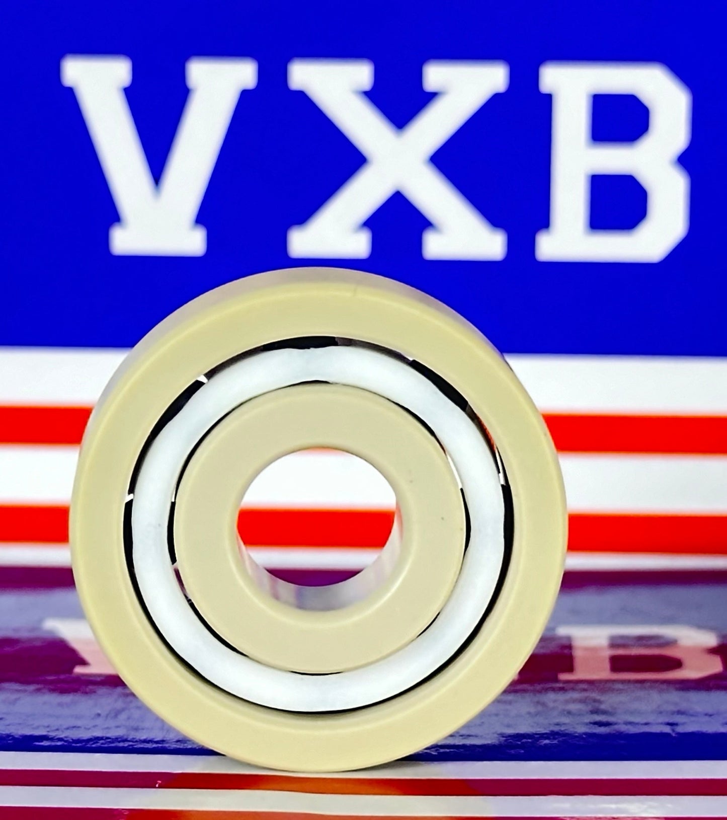 6200 PEEK Ball Bearing - Si₃N₄ Ceramic Balls - PTFE Cage - 10x30x9mm - fast shipping 🇺🇸