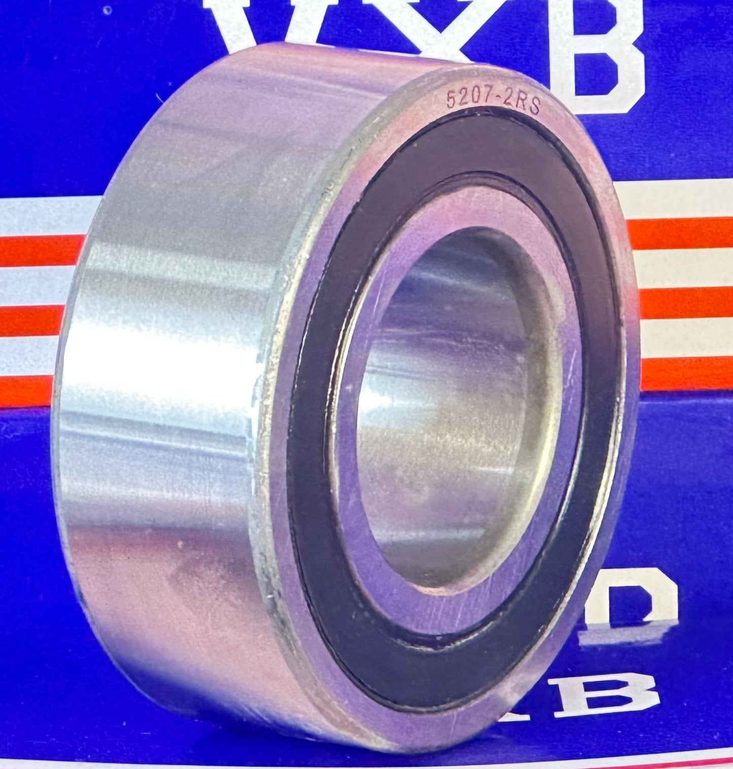 5207 2RS1 Sealed Angular Contact Double Row Bearing - fast shipping 🇺🇸