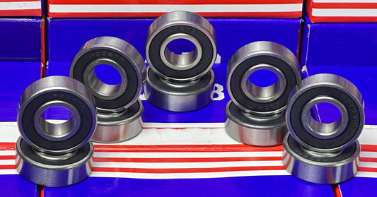 10-Pack 6202-2RS Bearing 15x35x11mm - Sealed - fast shipping 🇺🇸