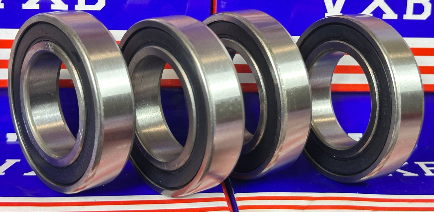 4-Pack 6007-2RS Ball Bearings Dual Sided Rubber Sealed - fast shipping 🇺🇸