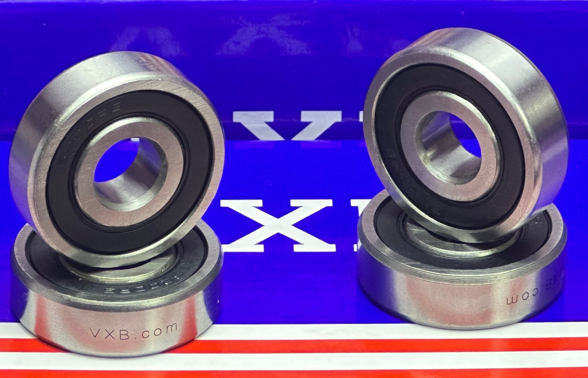 4-Pack 6200-2RS Ball Bearings Dual Sided Rubber Sealed - fast shipping 🇺🇸