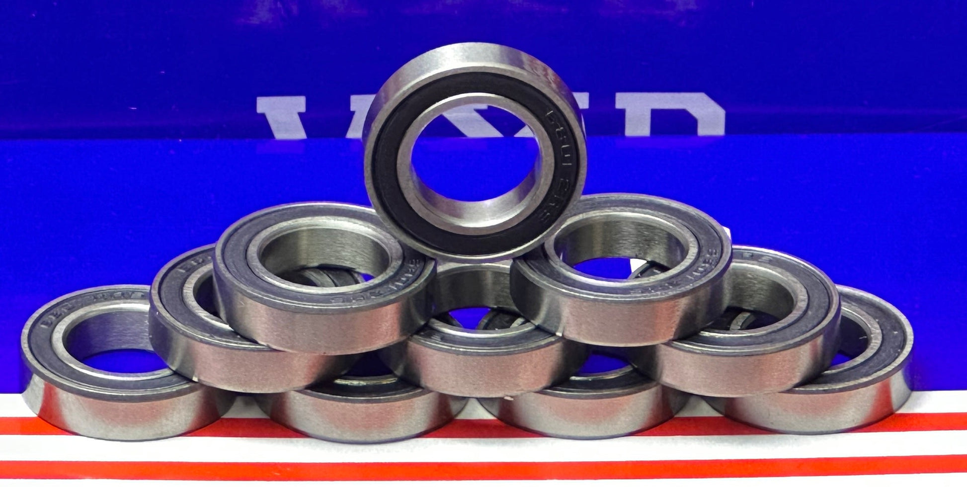10-Pack 61801-2RS Bearings 12x21x5mm Sealed - fast shipping 🇺🇸