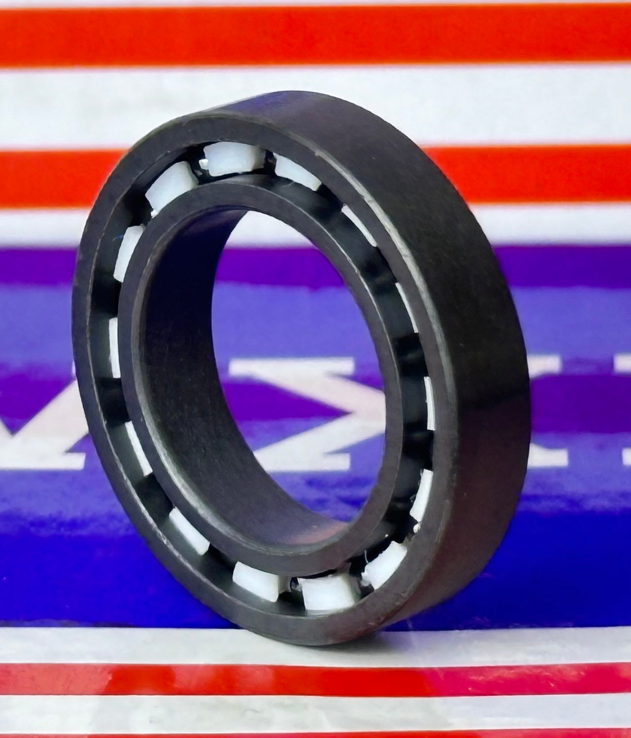 6802 Full Ceramic Bearing Si3N4/PTFE 15x24x5mm - fast shipping 🇺🇸