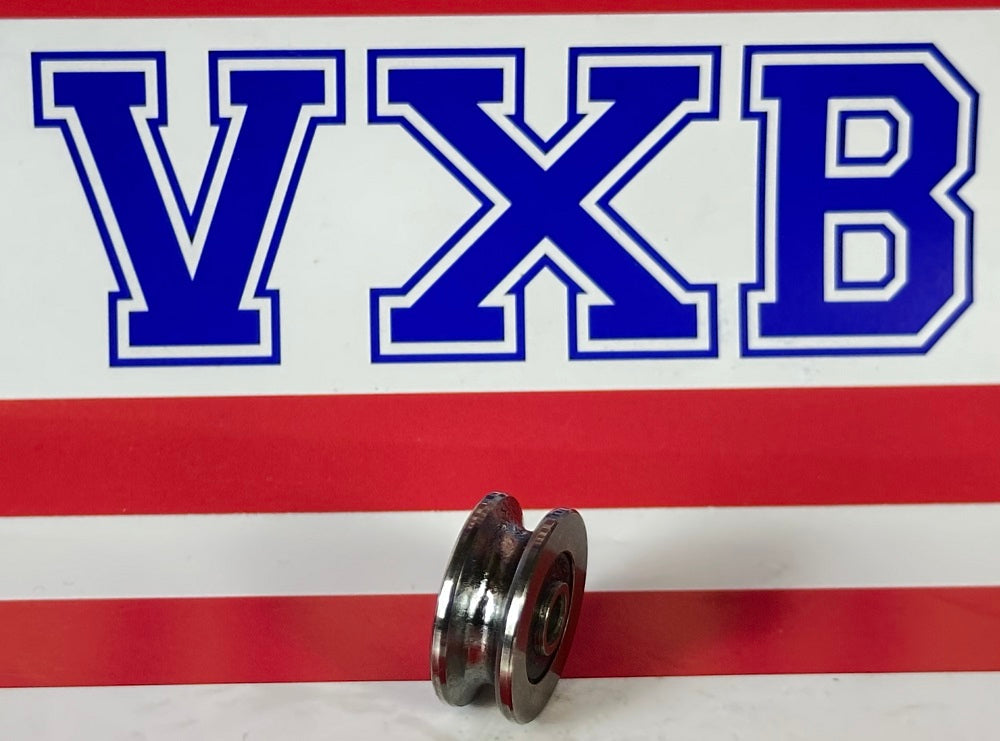 4mm Bore - 18mm Pulley U-Groove Track Roller Bearing 4x18x7mm - fast shipping 🇺🇸