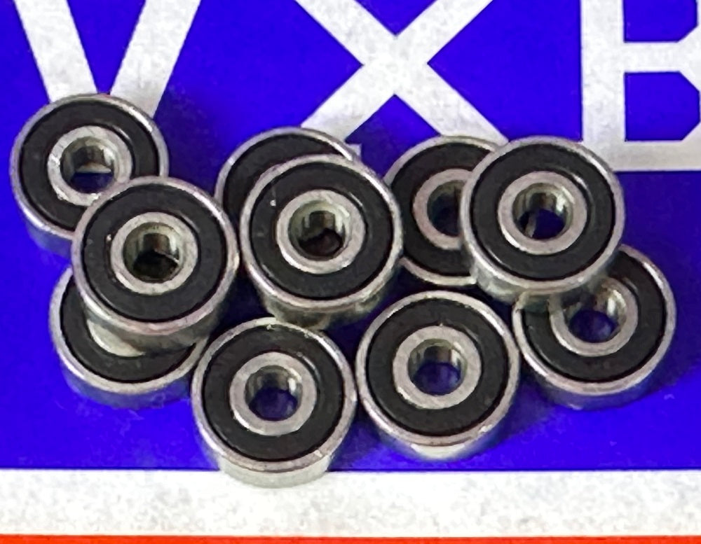 10-Pack 623-2RS Bearings 3x10x4 Miniature Ball Bearing - fast shipping 🇺🇸