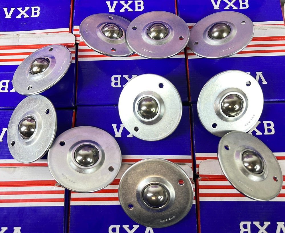 2 Holes Flange Ball Transfer Unit 10-Pack Mounted Surface Bearings - fast shipping 🇺🇸