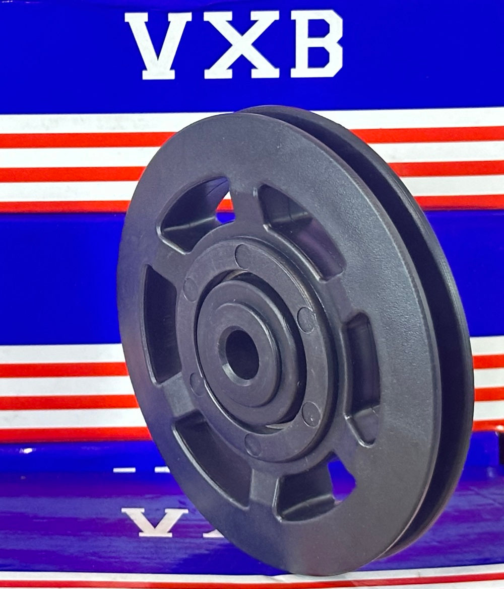 10mm Bore Bearing - 95mm Steel Wire Rope Cable Track Pulley 10x95x18mm - fast shipping 🇺🇸