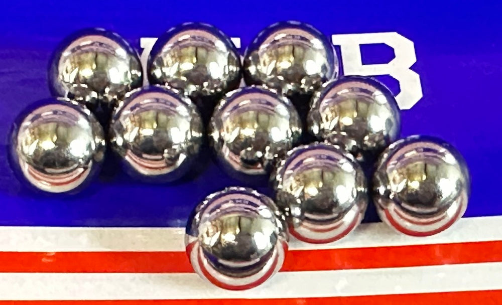 10-Pack 1/2" Bearing Balls - G25 - Chrome Steel - fast shipping 🇺🇸
