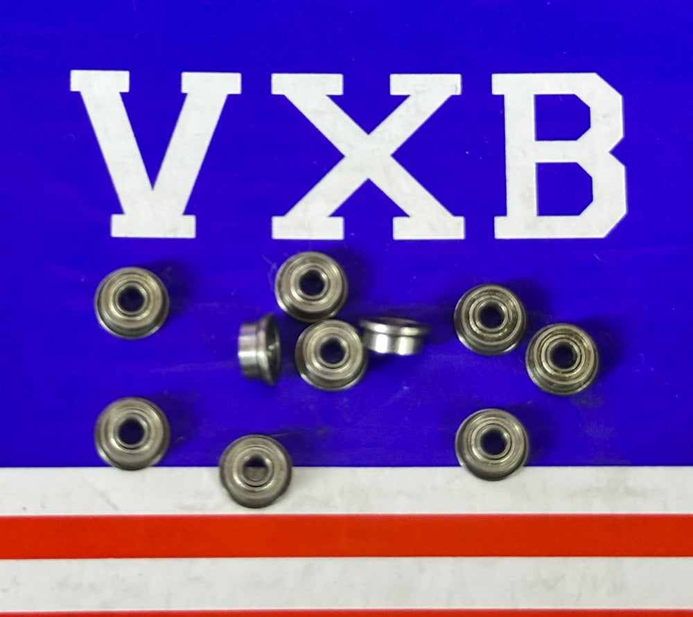 10-Pack Flanged Bearings 2x5mm Shielded 2x5x2.3 Miniature - fast shipping 🇺🇸