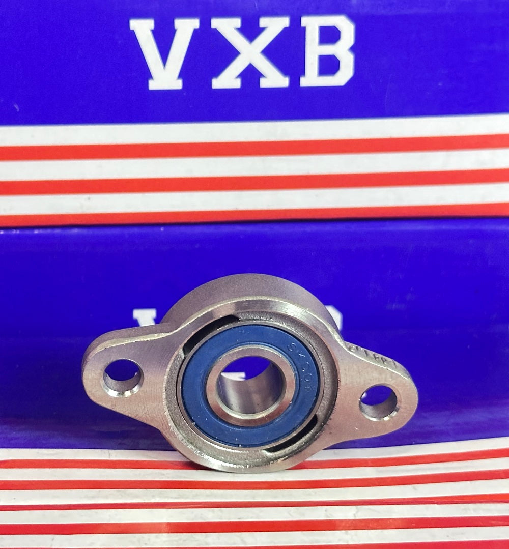 12mm Miniature Flanged Block Stainless Steel Mounted Bearing - fast shipping 🇺🇸