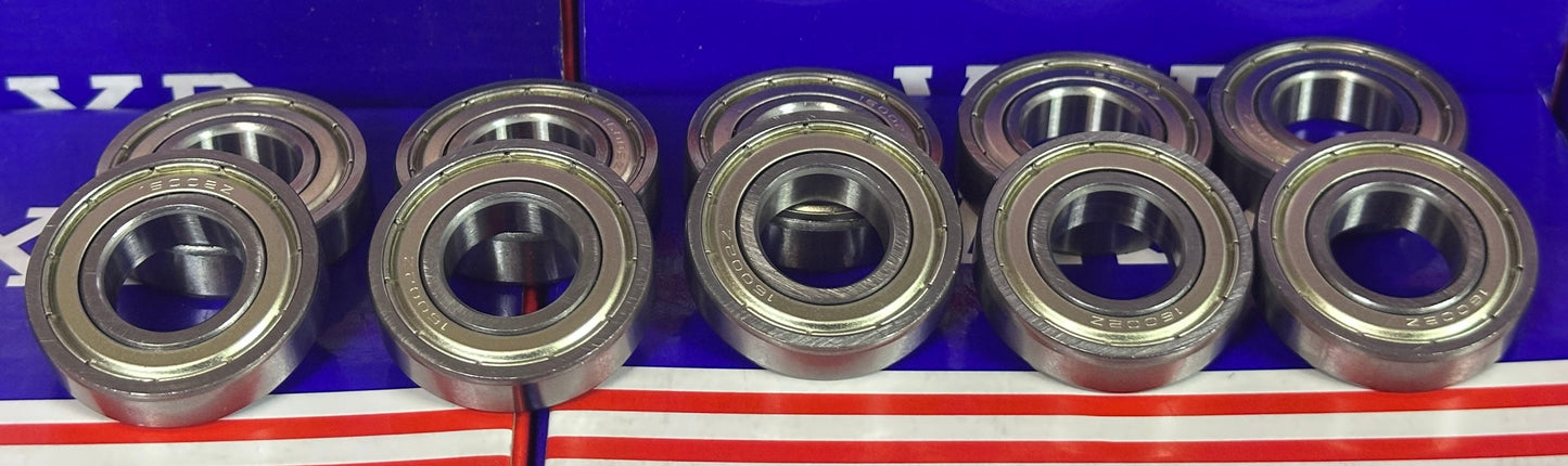 10-Pack 16002ZZ 15x32x8mm Shielded on Both Sides Bearing - fast shipping 🇺🇸