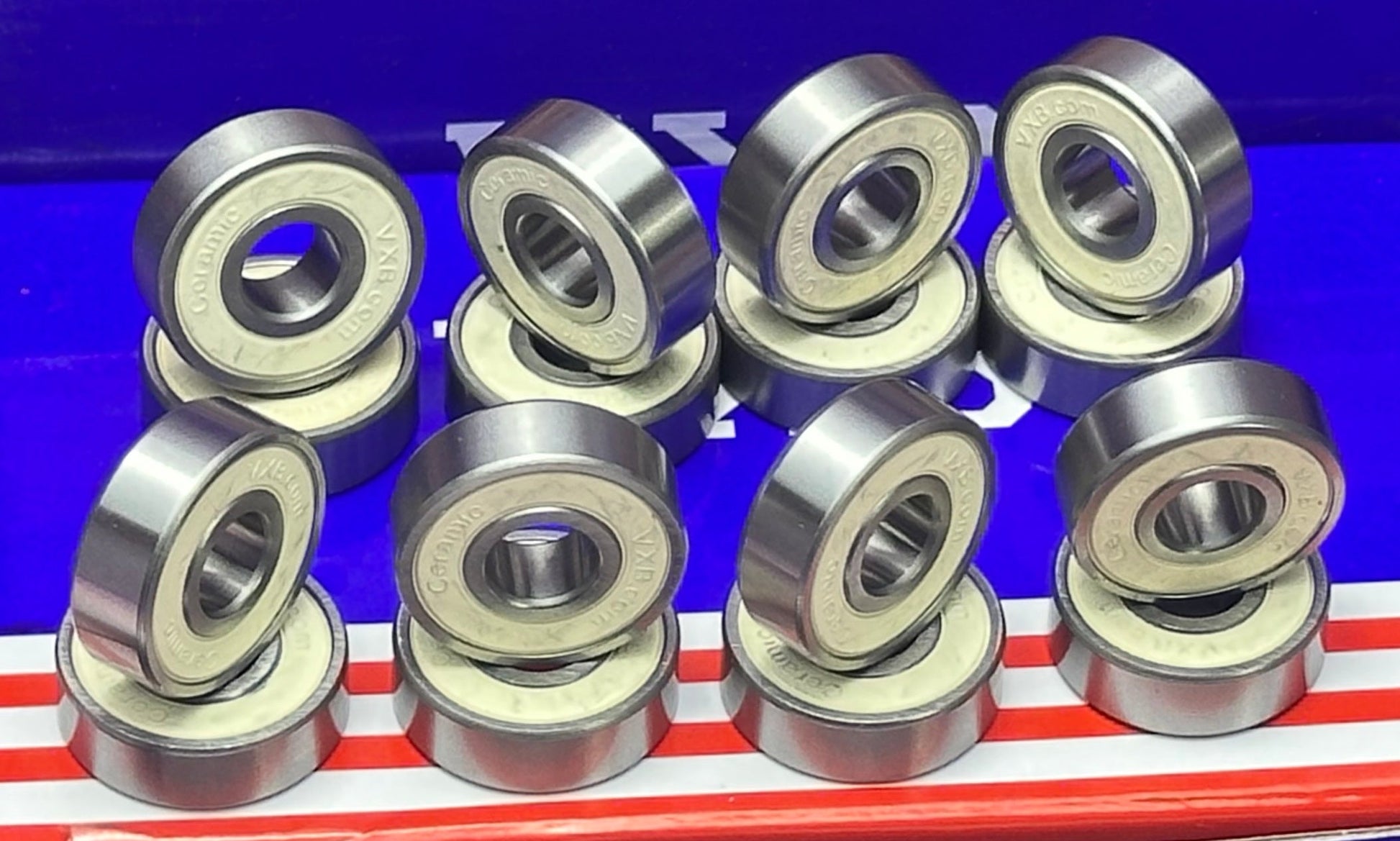 16-Pack inline Skates Sealed Smooth Hybrid Ceramic Bearing - fast shipping 🇺🇸