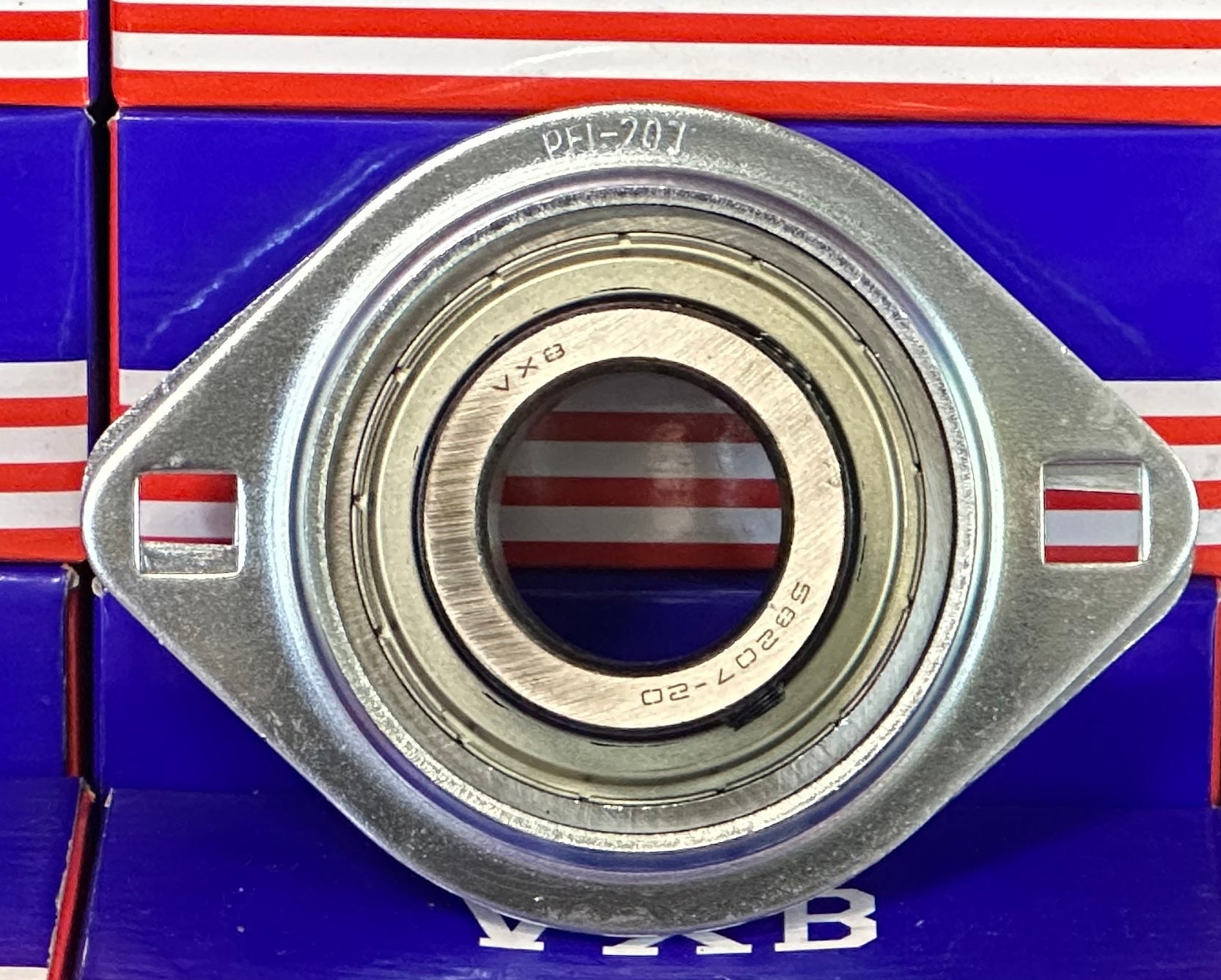 SBPFL207-20 Pressed Steel Bearing 2-Bolt 1-1/4" Flanged Mounted - fast shipping 🇺🇸