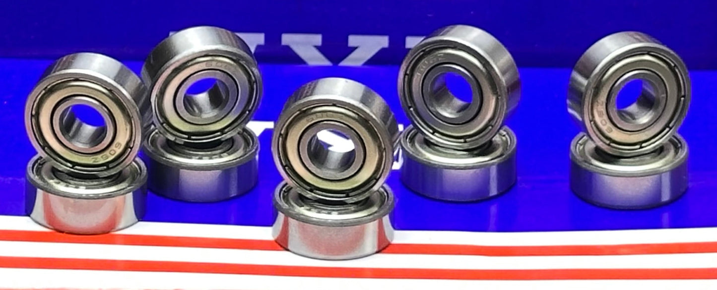 10-Pack 606ZZ 6x17x6mm Double Shielded Miniature Bearing - fast shipping 🇺🇸