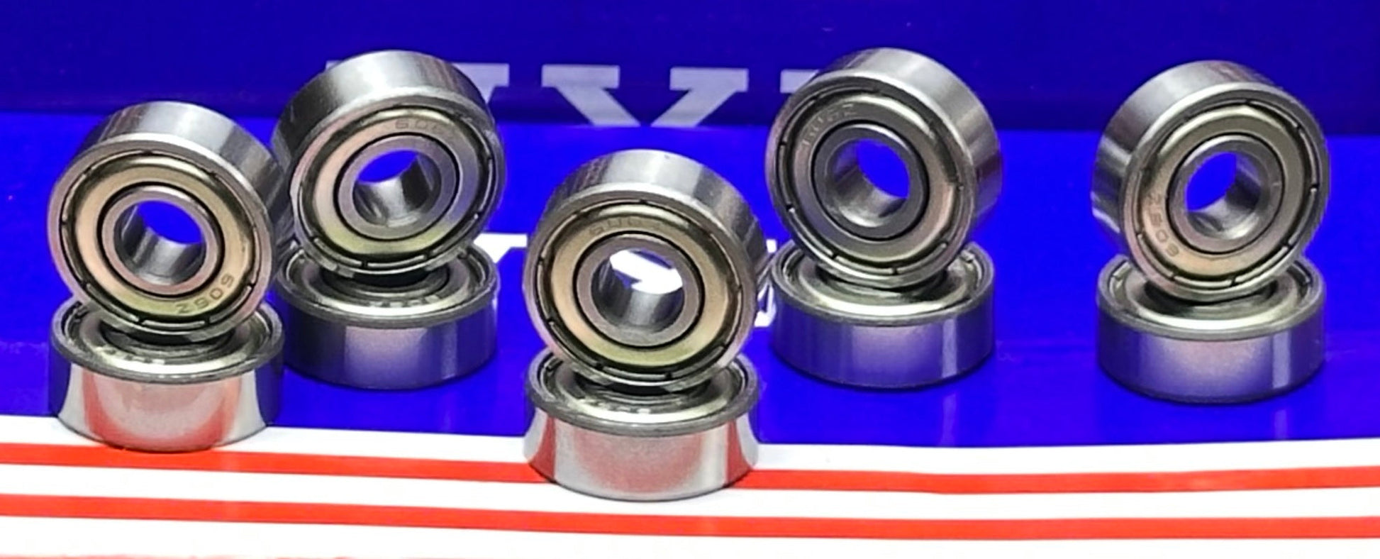 10-Pack 606ZZ 6x17x6mm Double Shielded Miniature Bearing - fast shipping 🇺🇸
