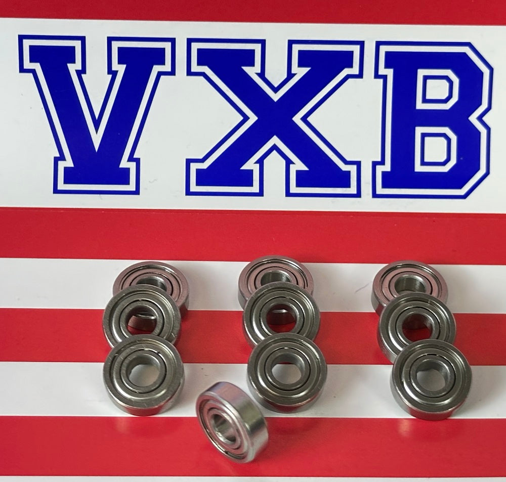 10-Pack S695ZZ 5x13x4 Stainless Steel Shielded ABEC-3 Bearings - fast shipping 🇺🇸