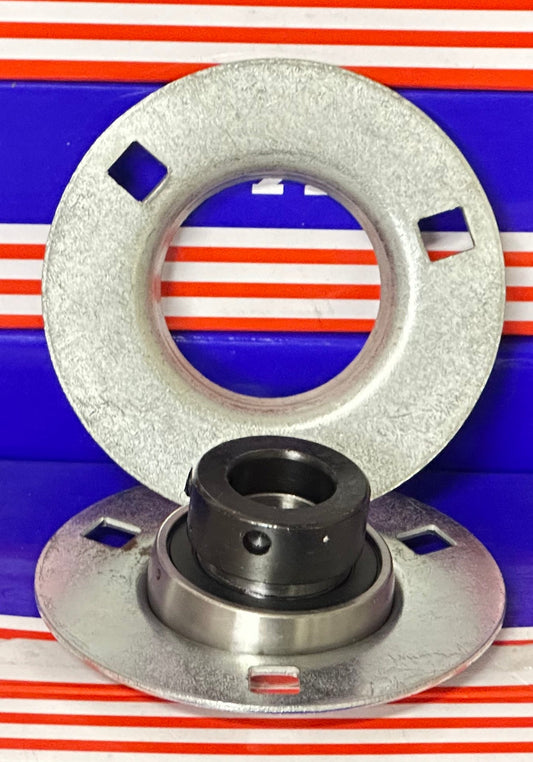 SAPF204-12 3/4" Pressed steel round 3-Bolt Flanged Mounted - fast shipping 🇺🇸